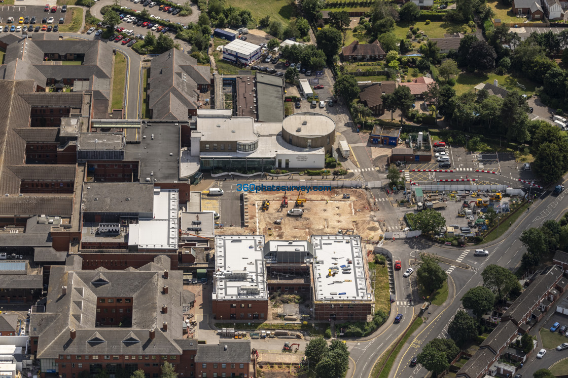 "BASSETLAW aerial photo BASSETLAW HOSPITAL 230629 015" stock image