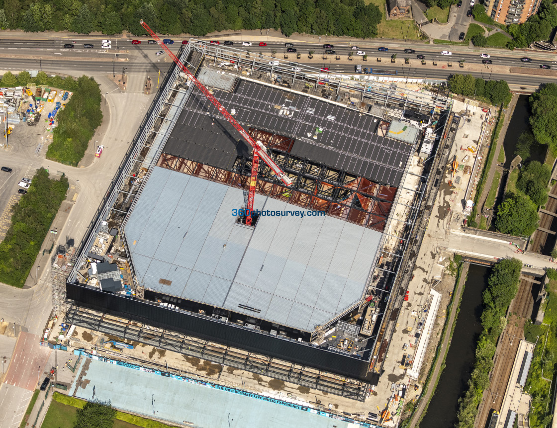 "MANCHESTER aerial photo EASTLANDS ARENA 230629 021" stock image