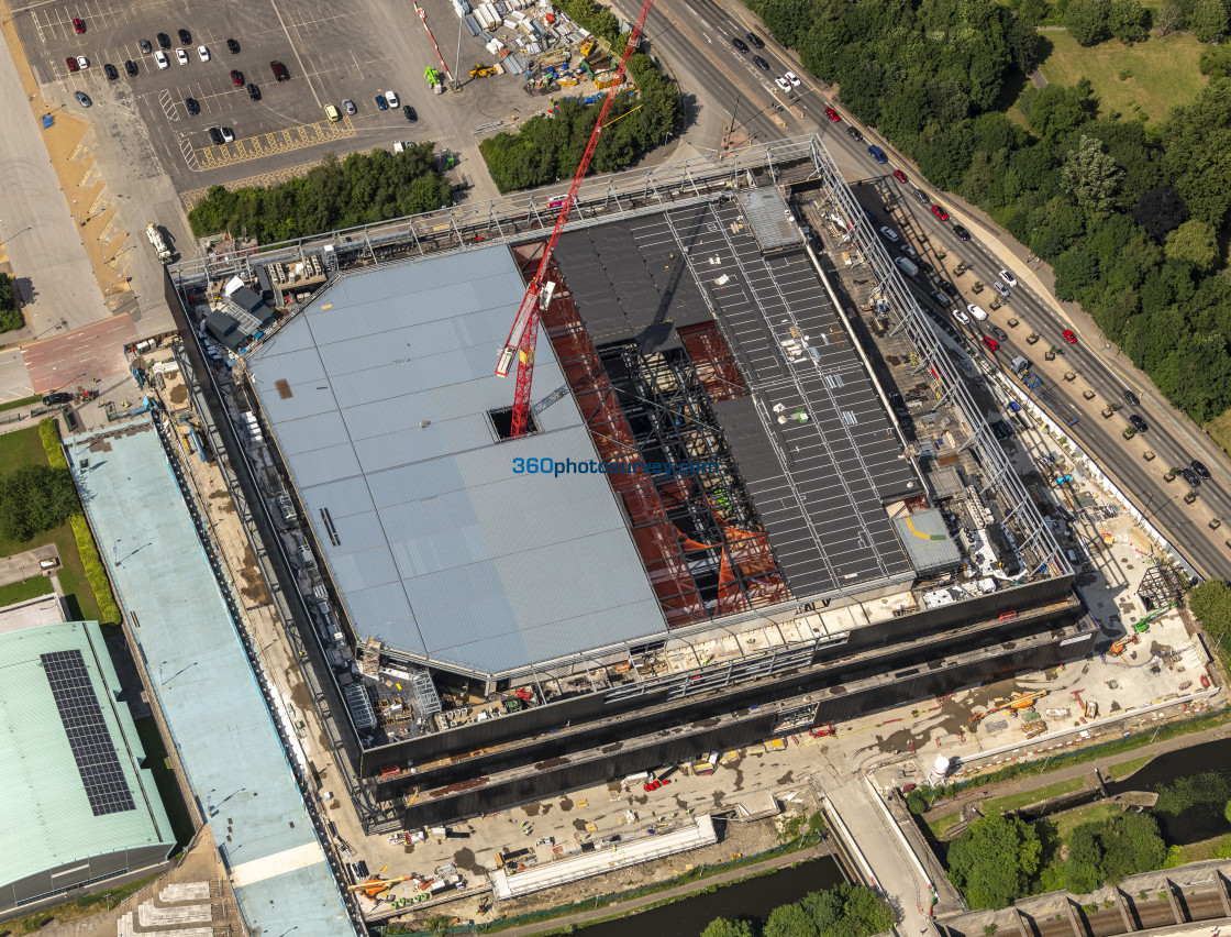 "MANCHESTER aerial photo EASTLANDS ARENA 230629 021" stock image