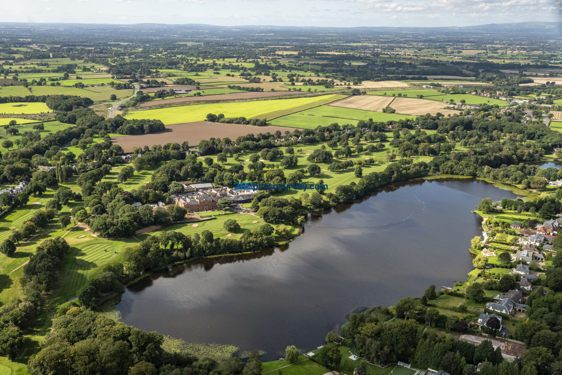 "KNUTSFORD aerial photo MERE GOLF CLUB 230824 8" stock image