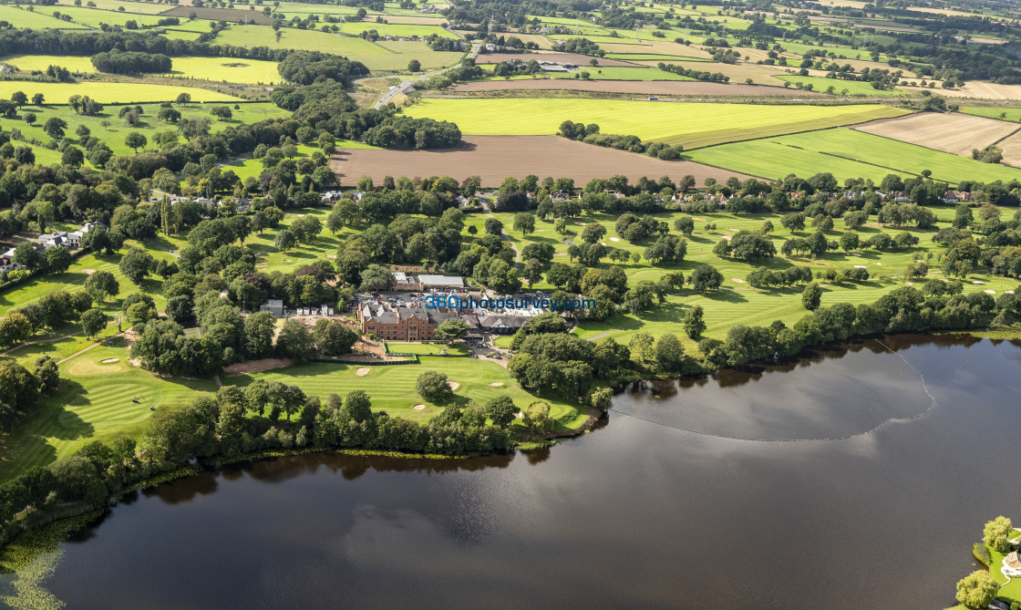 "KNUTSFORD aerial photo MERE GOLF CLUB 230824 8" stock image