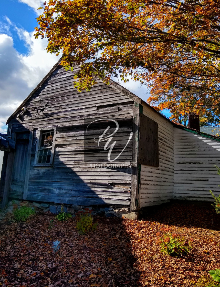 "Old Barn in New Hampshire" stock image