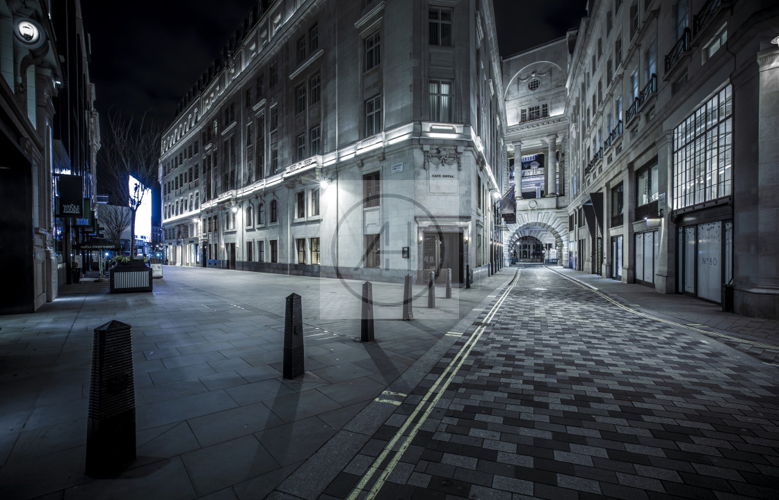 "Hotel Cafe Royal in lockdown" stock image