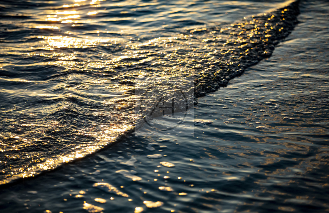 "River Orwell at sunset" stock image