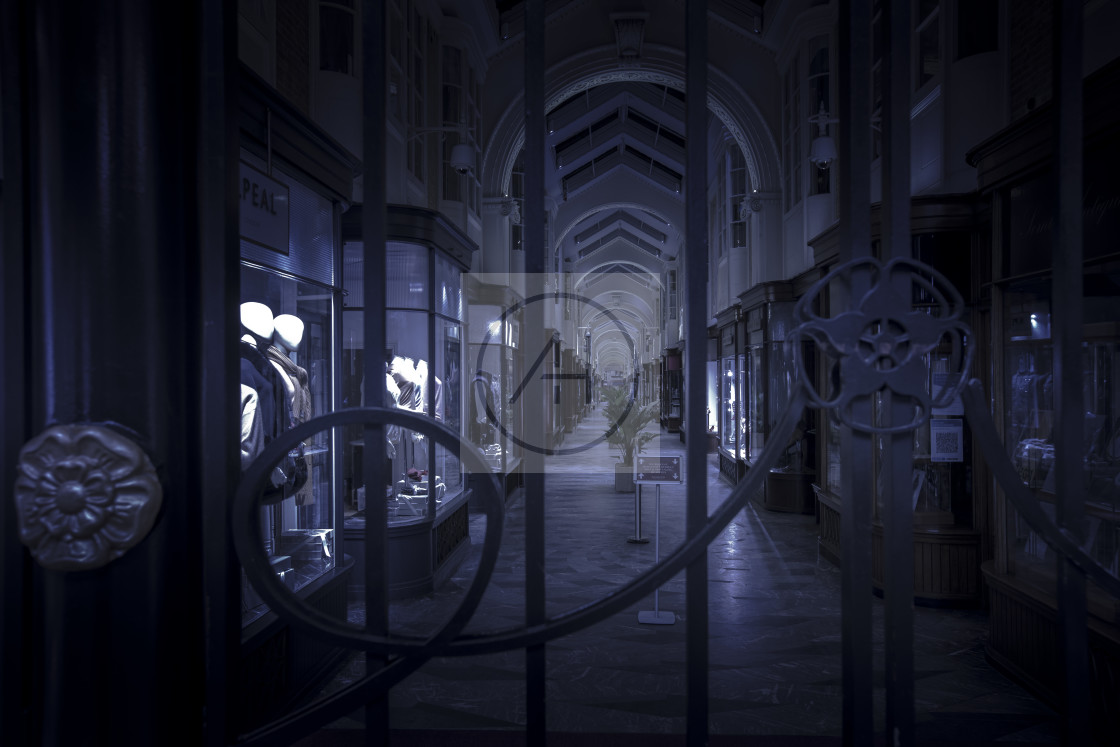 "Burlington Arcade closed in the lockdown" stock image