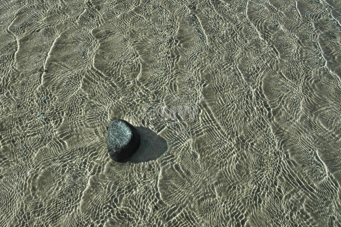 "Stone, sand, water" stock image