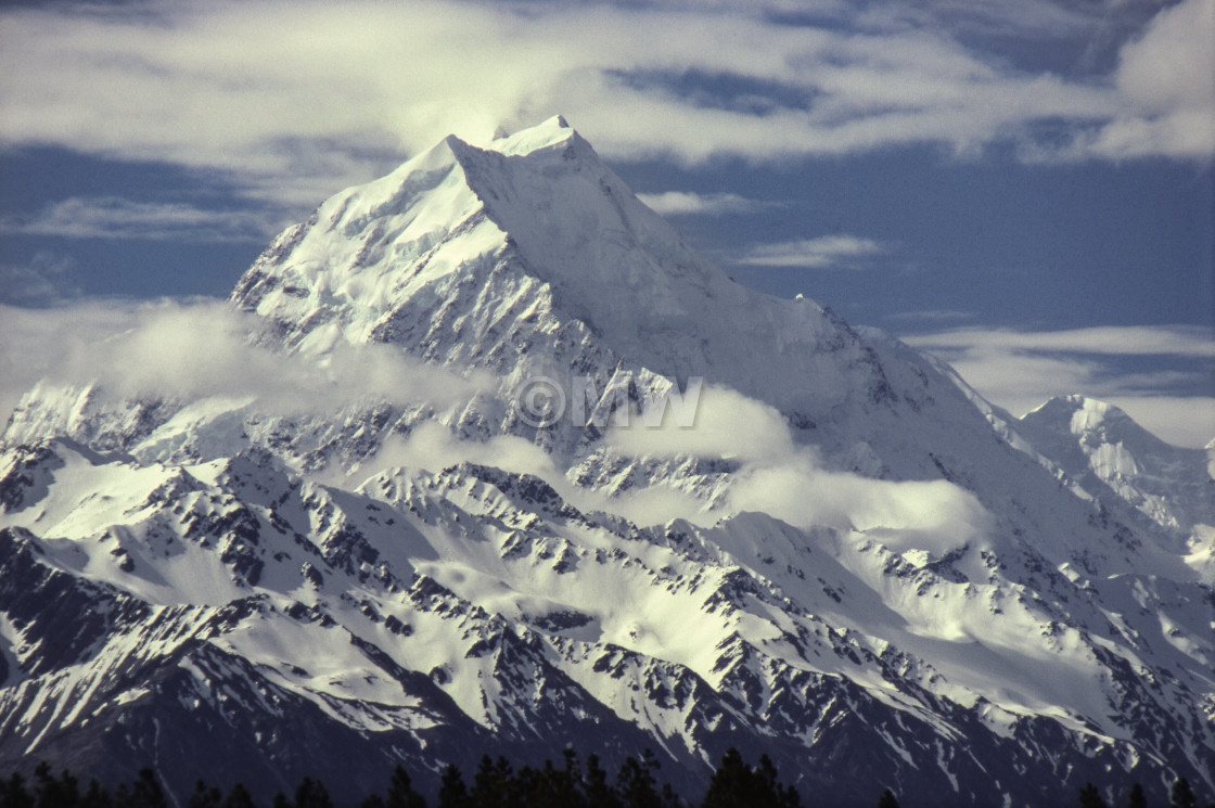 "Mt. Cook (Aoraki)" stock image