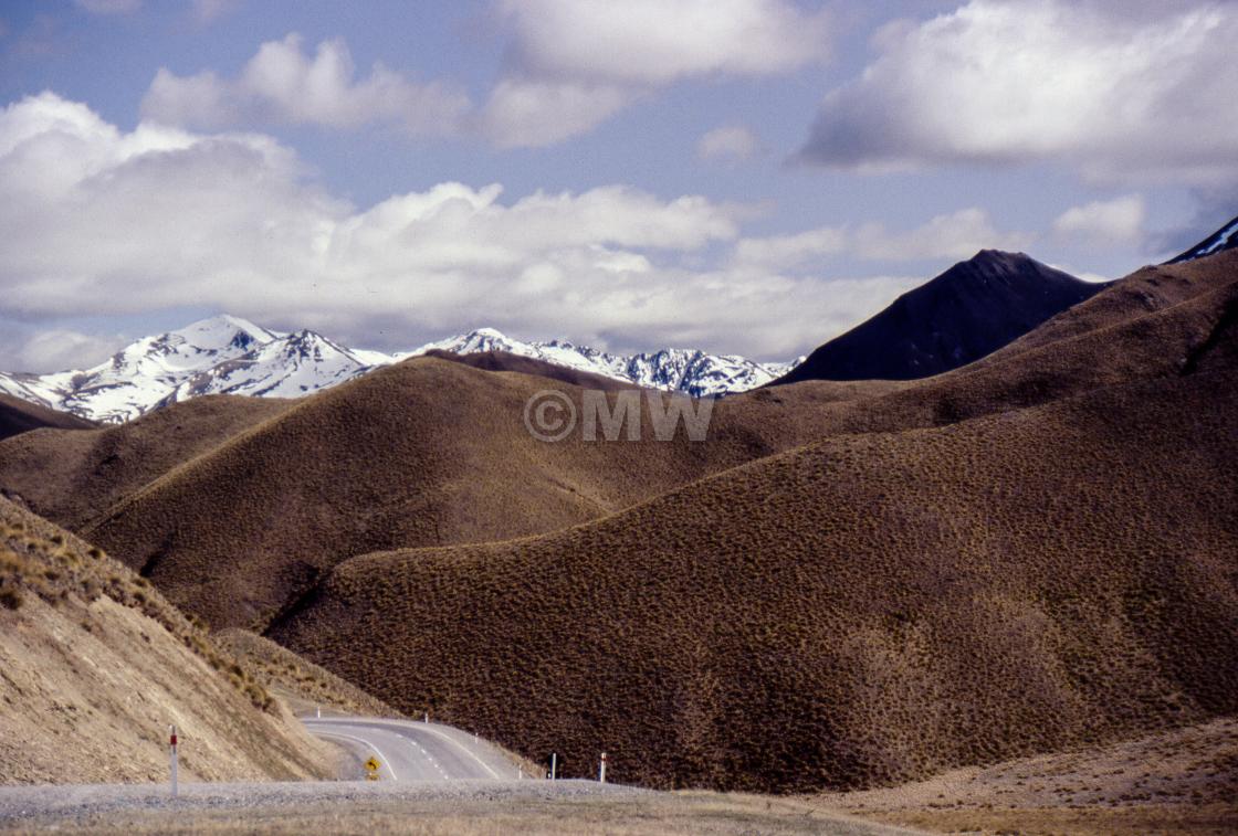 "Lindis Pass" stock image