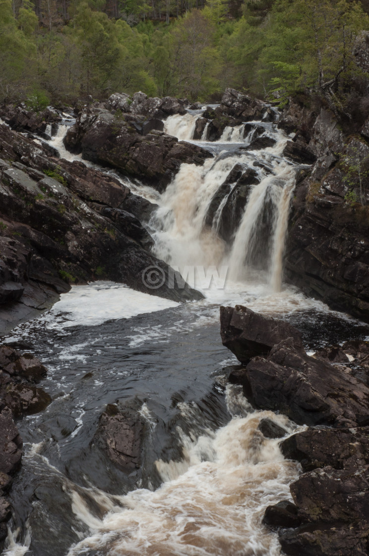 "Rogie Falls" stock image