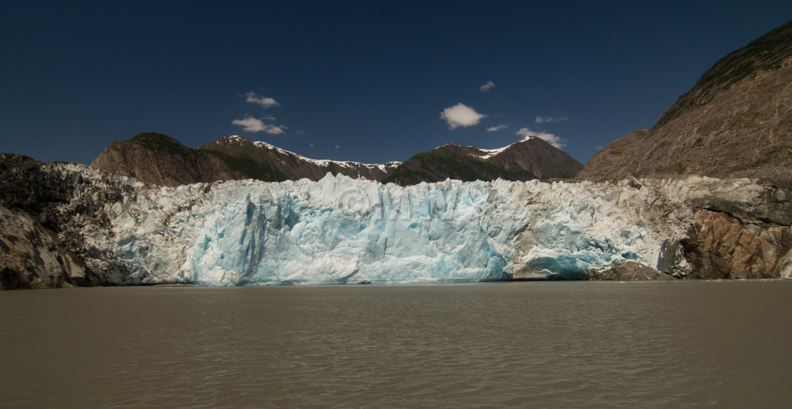 "North Sawyer Glacier face" stock image