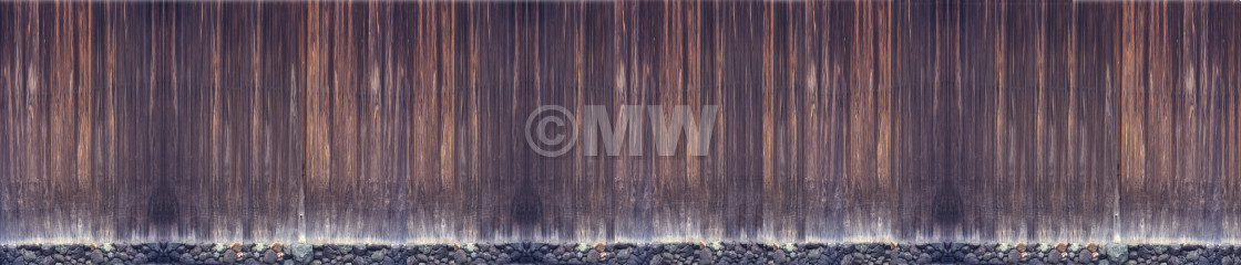 "Kyoto Fence+wall pano" stock image