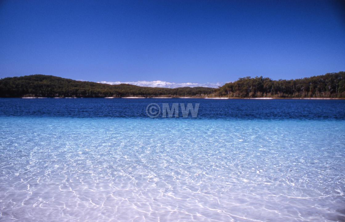 "Lake McKenzie (Boorangoora)" stock image