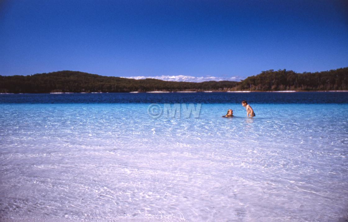 "Lake McKenzie (Boorangoora)" stock image