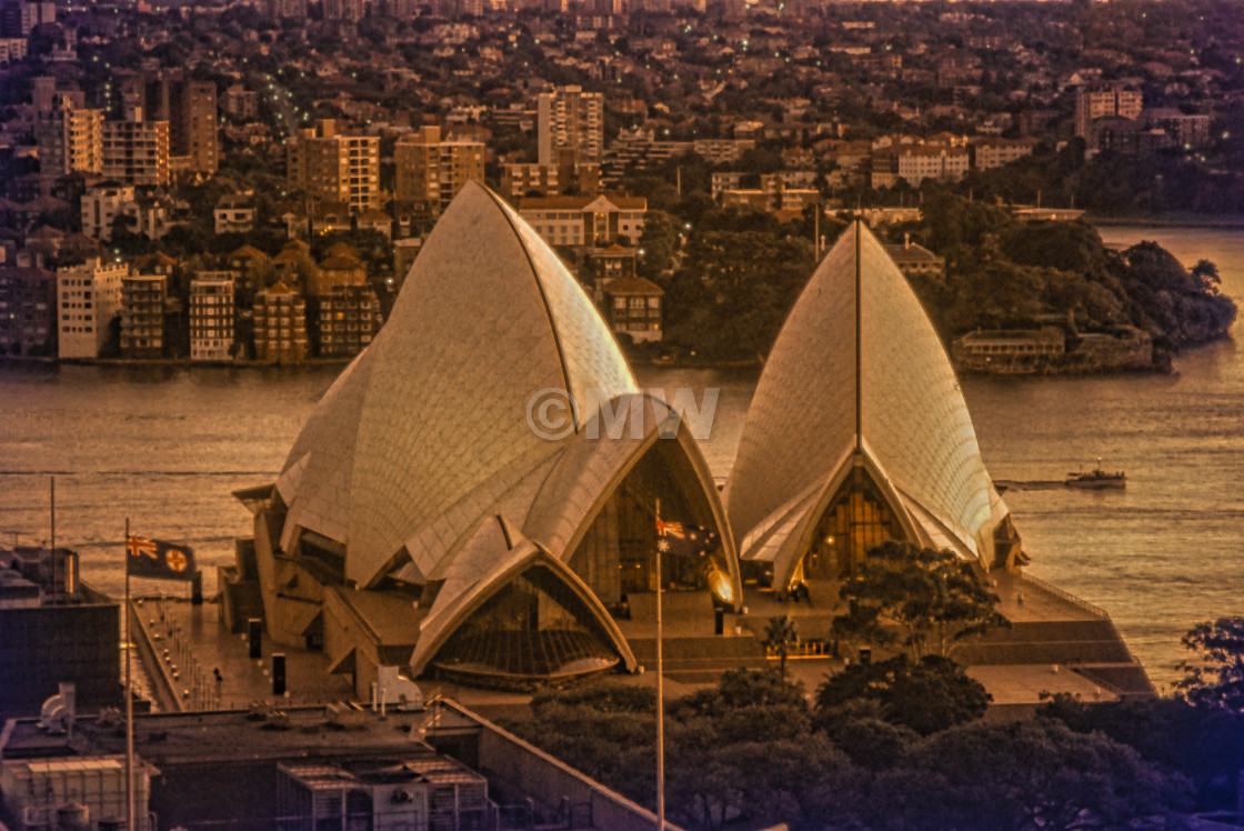 "Sydney Opera House Dawn" stock image