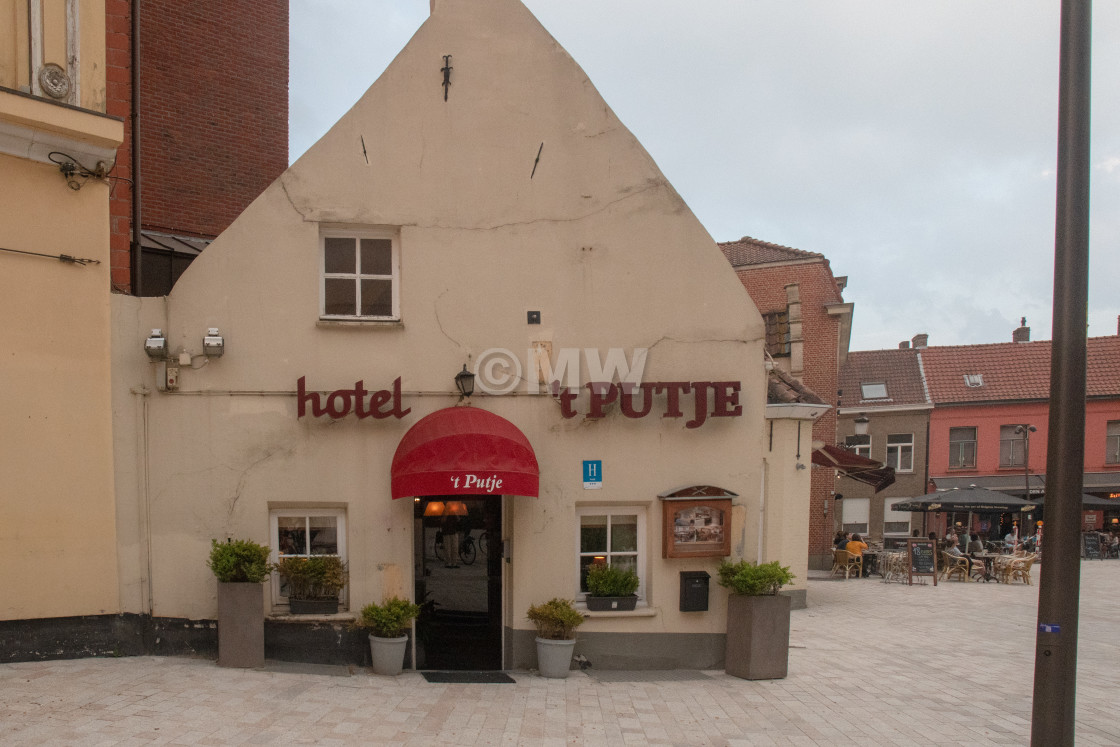 "Hotel 't Putje, Brugge" stock image