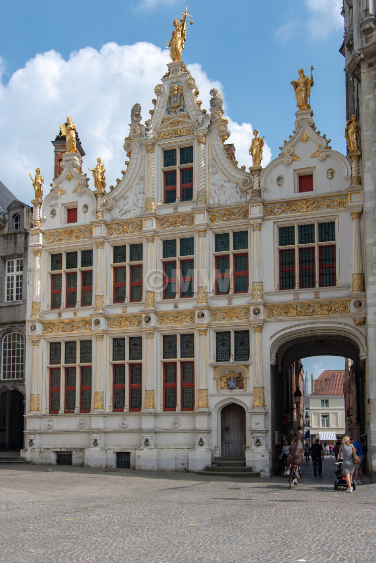 "Brugse Vrije facade - 18th-c. courthouse" stock image