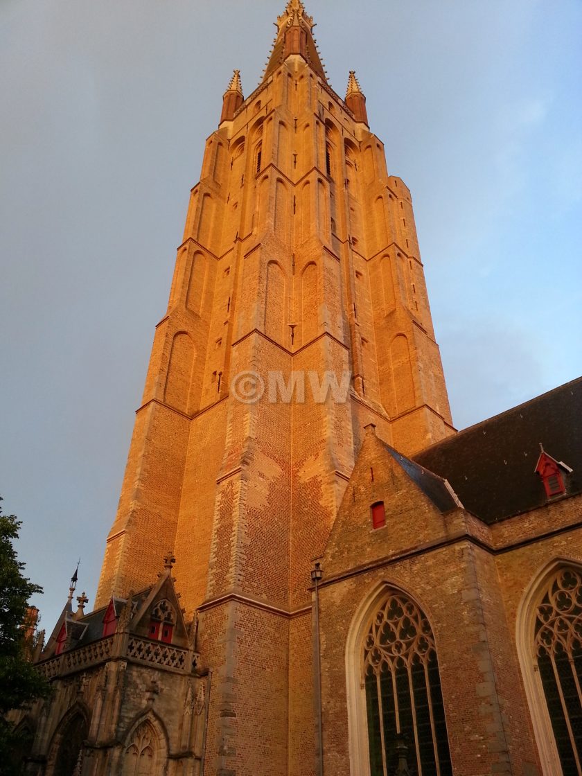 "Steeple, Church of Our Lady" stock image