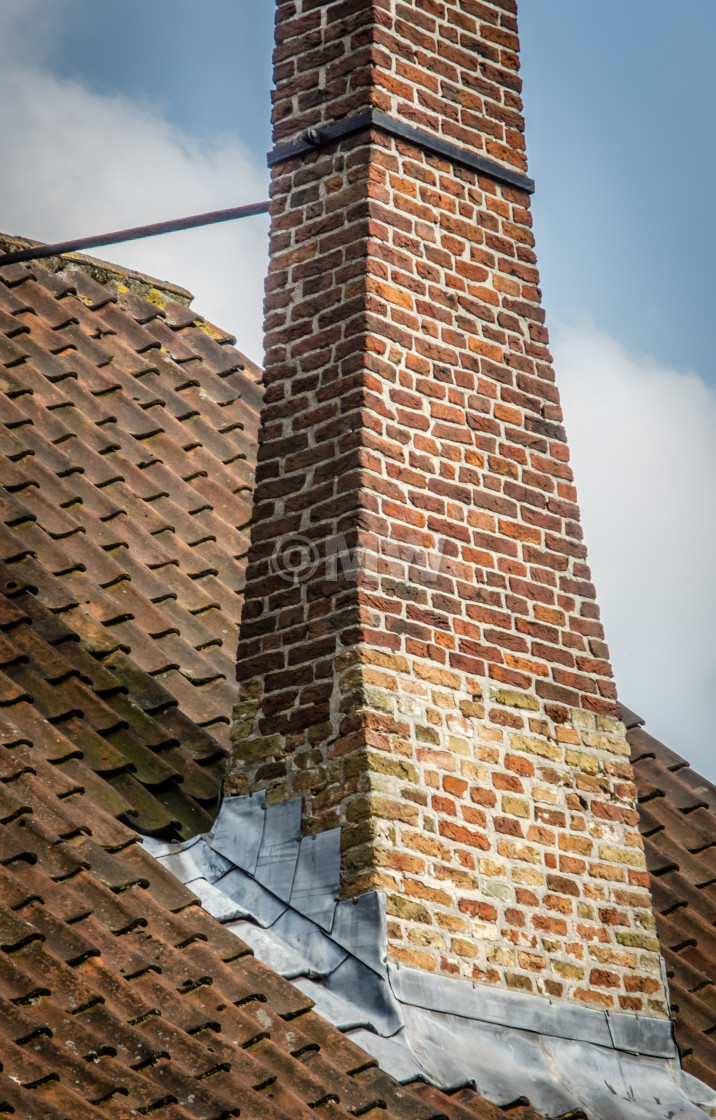 "Begijnhof chimney" stock image