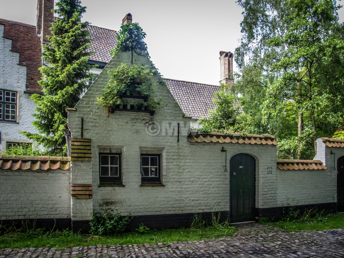 "Begijnhof cottage" stock image