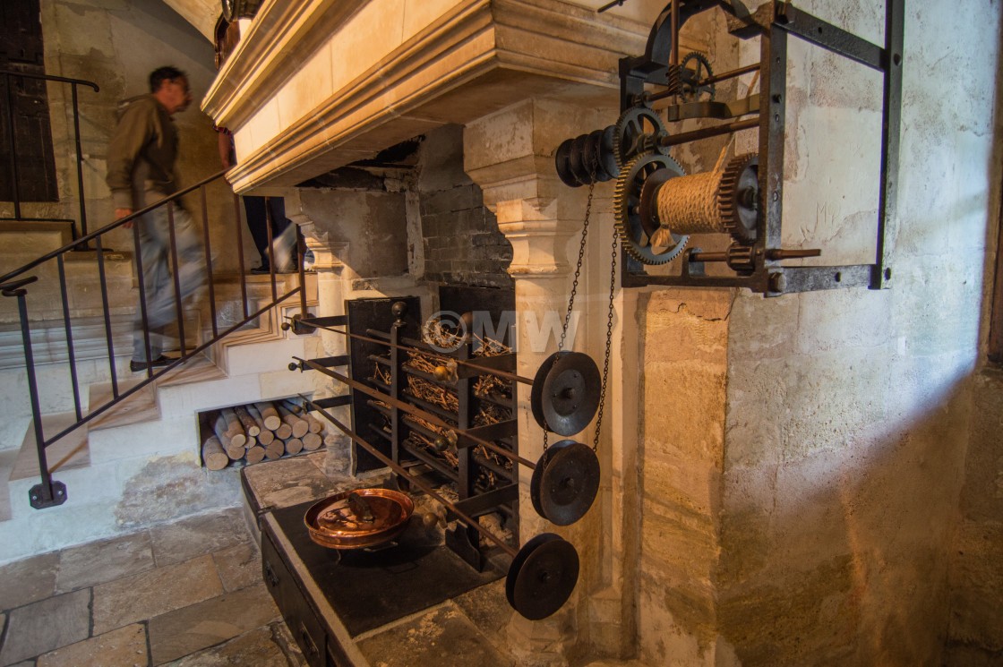 "Chateau de Chenonceau - Kitchen" stock image