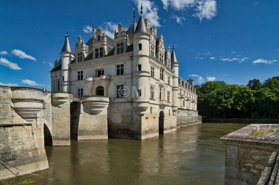 "Chateau de Chenonceau -" stock image