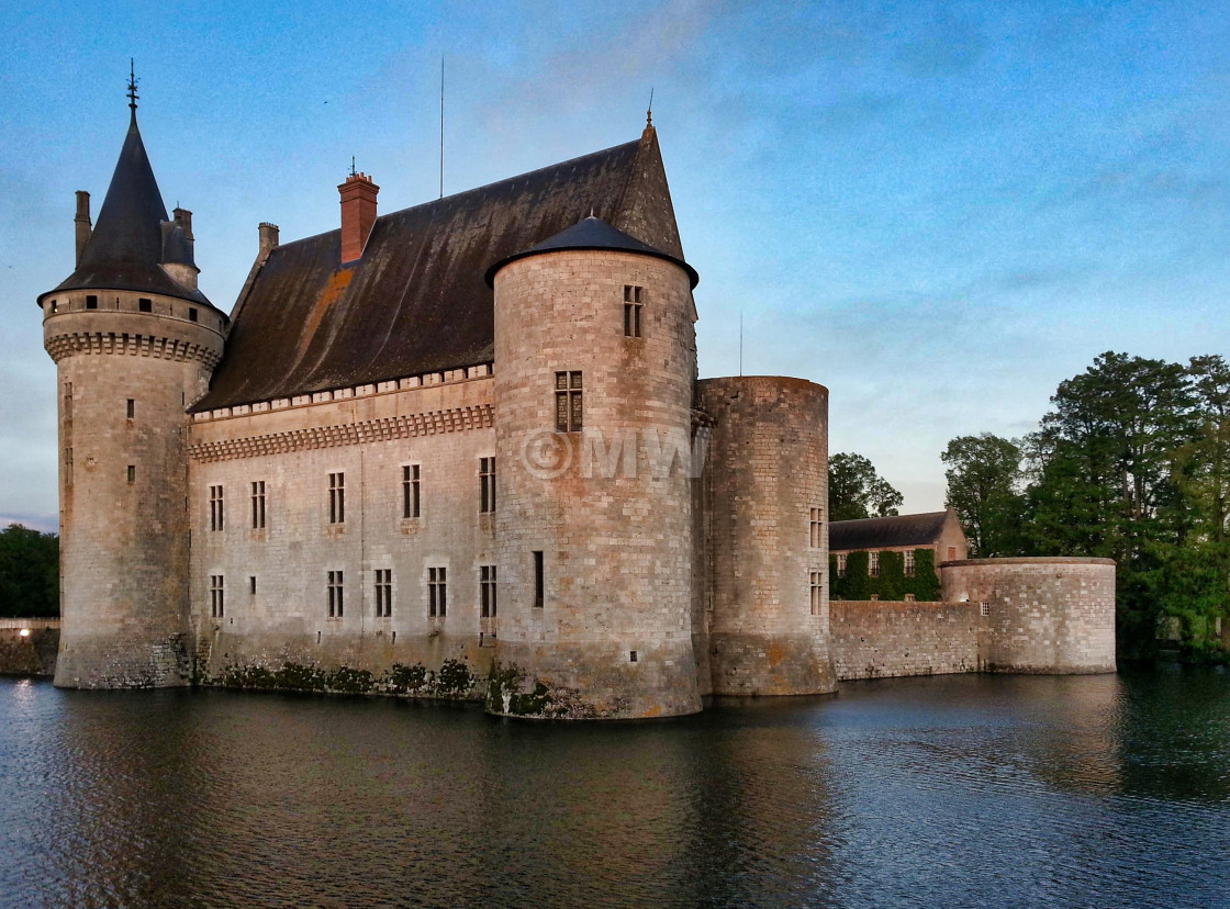 "Chateau of Sully-sur-Loire exterior" stock image