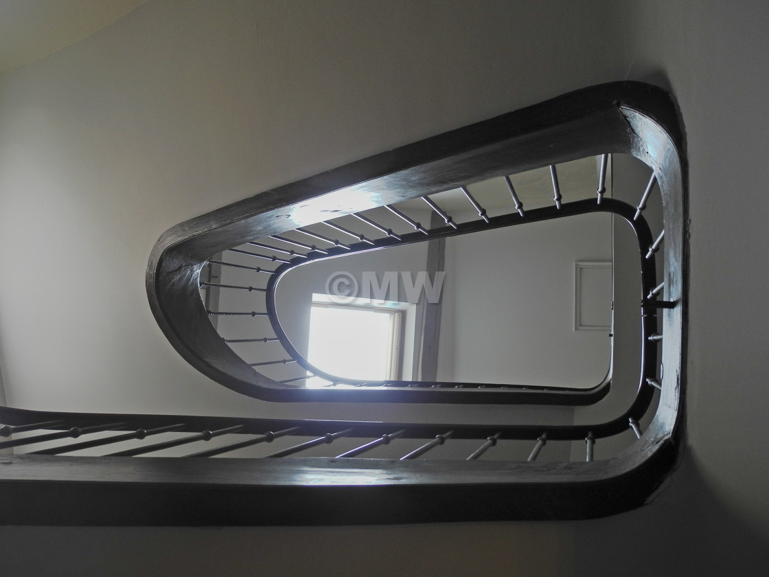 "Spiral stairway" stock image