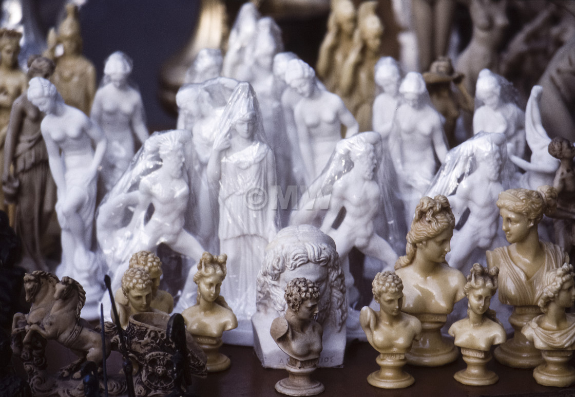 "Souvenir antiquity statuettes" stock image