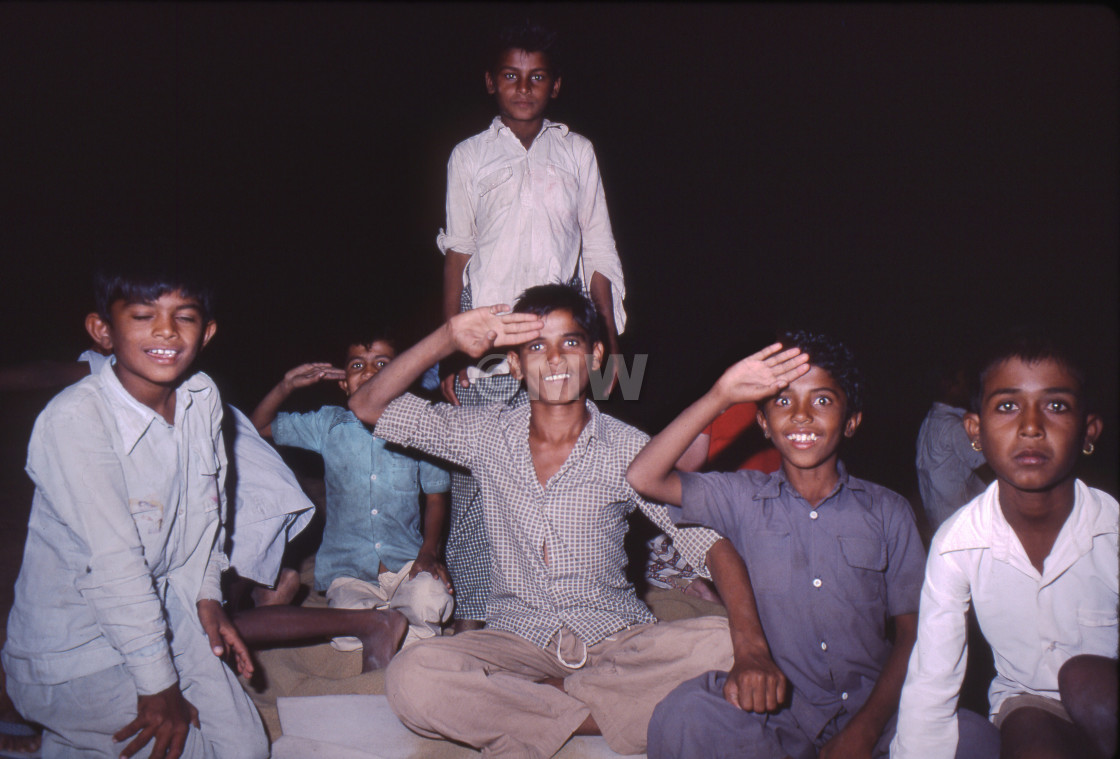 "Rajasthani boys" stock image