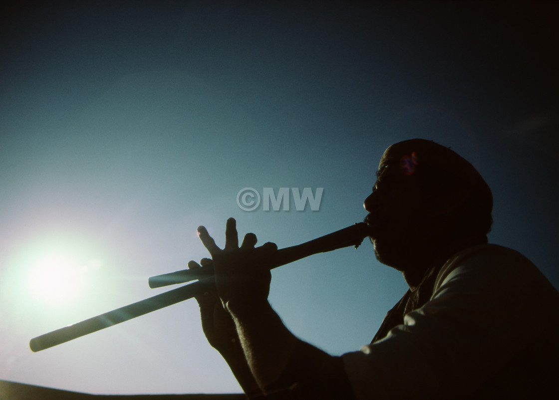 "Musician, India" stock image