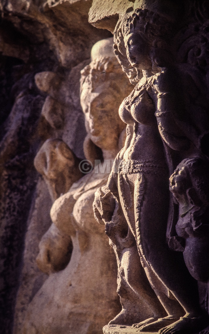 "Ellora temple carvings" stock image