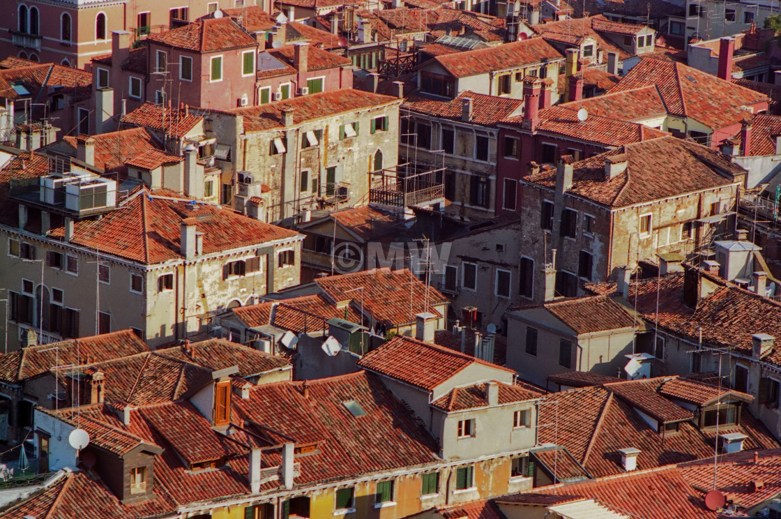 "Venice Rooftops" stock image