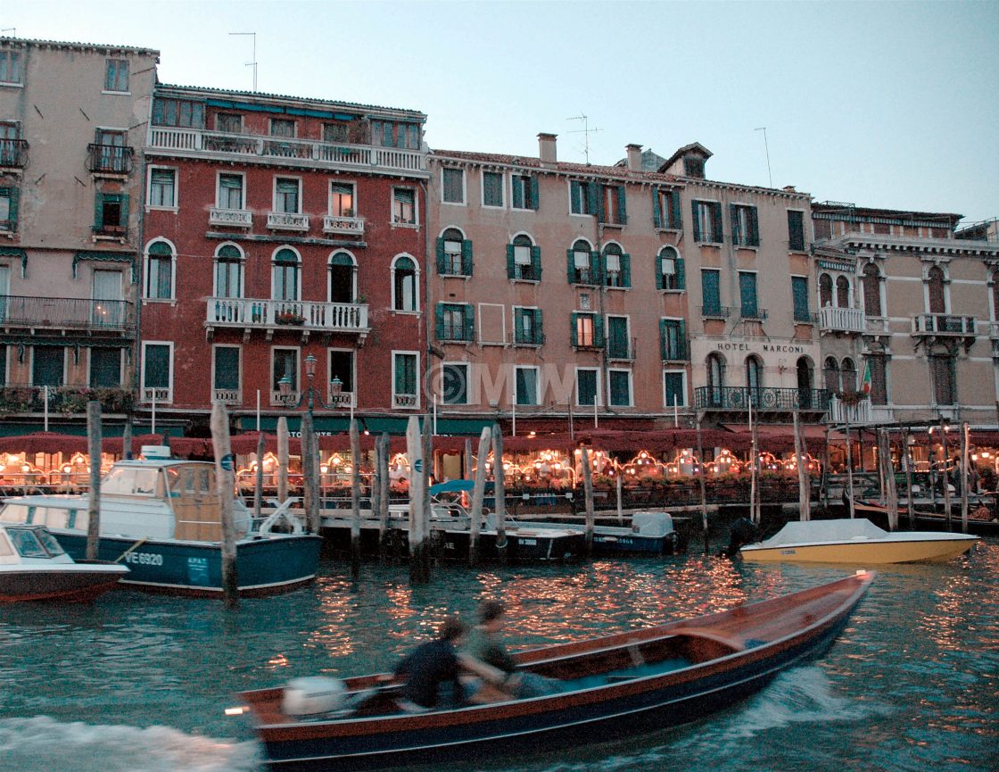 "Grand Canal at dusk" stock image