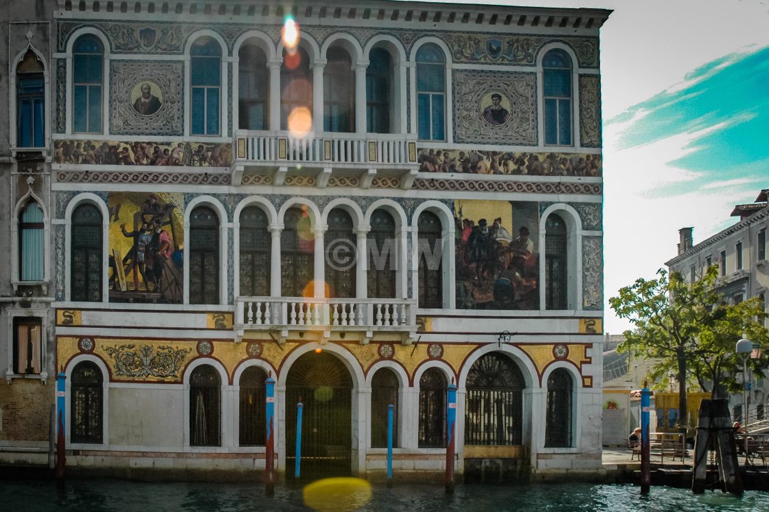 "Palazzo Barbarigo" stock image