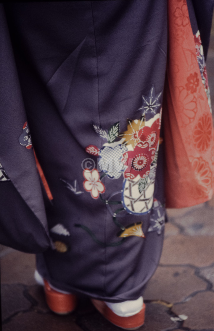 "Kimono detail" stock image