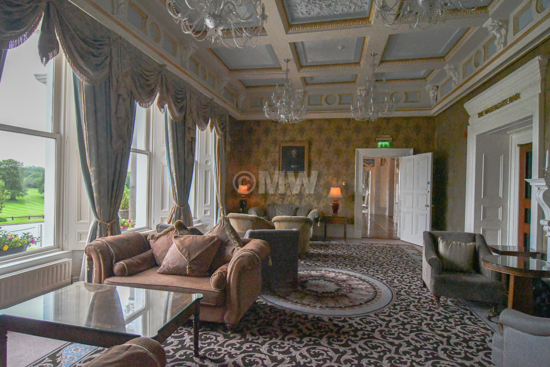 "The Manor House Hotel - Interior - Lounge" stock image