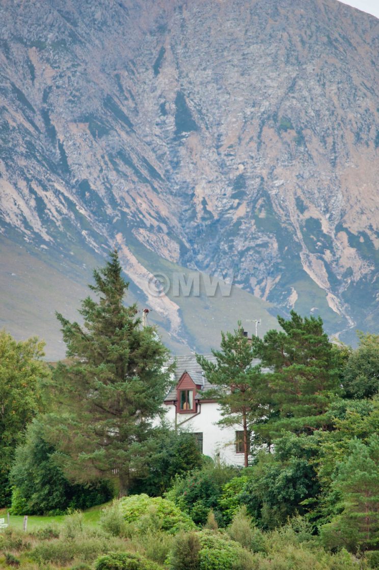 "House & mountain" stock image