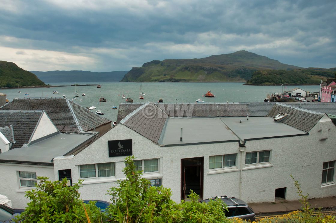 "Portree, Skye" stock image