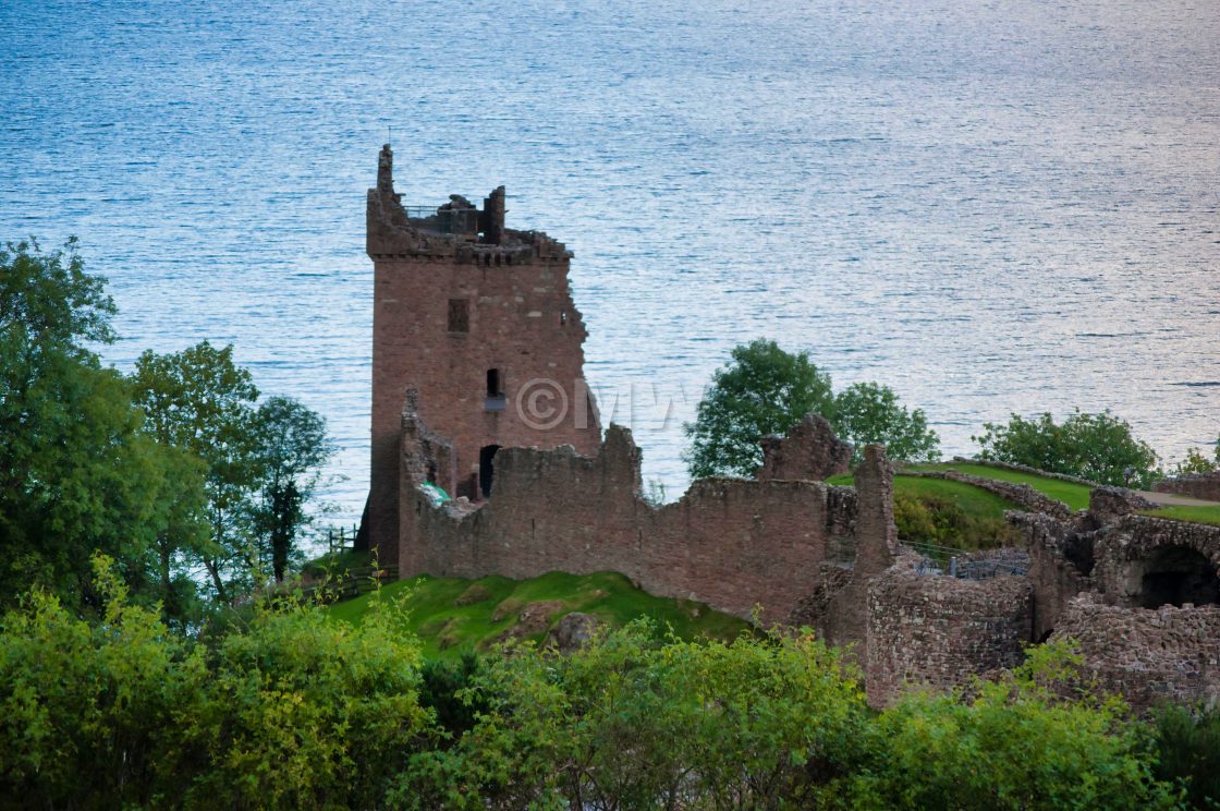 "Urquhart Castle & Loch Ness" stock image