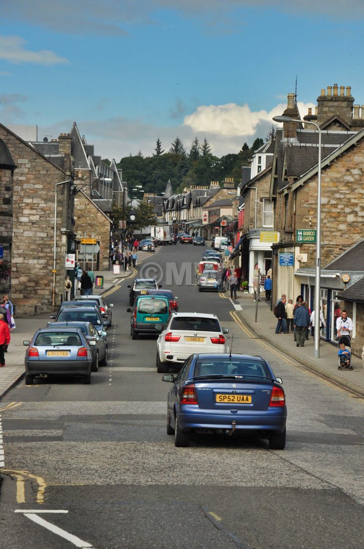 "Pitlochry" stock image