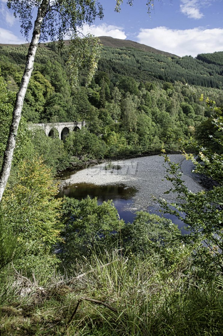 "Killiecrankie battle site" stock image