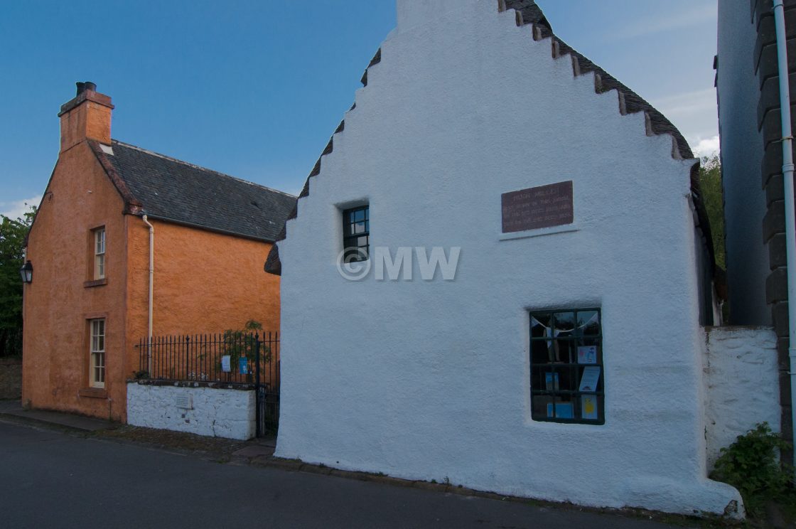 "Hugh Miller cottage, Cromarty, Scotland" stock image