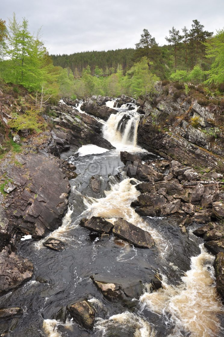 "Rogie Falls" stock image