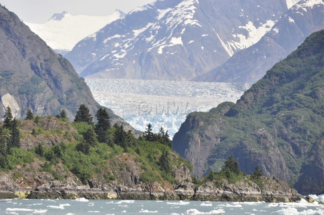 "South Sawyer Glacier" stock image