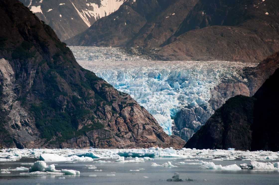 "South Sawyer Glacier" stock image