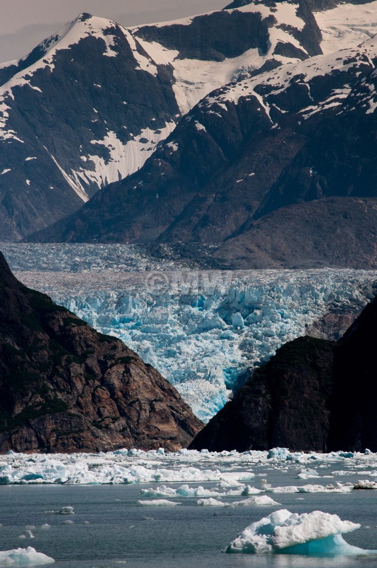 "South Sawyer Glacier" stock image