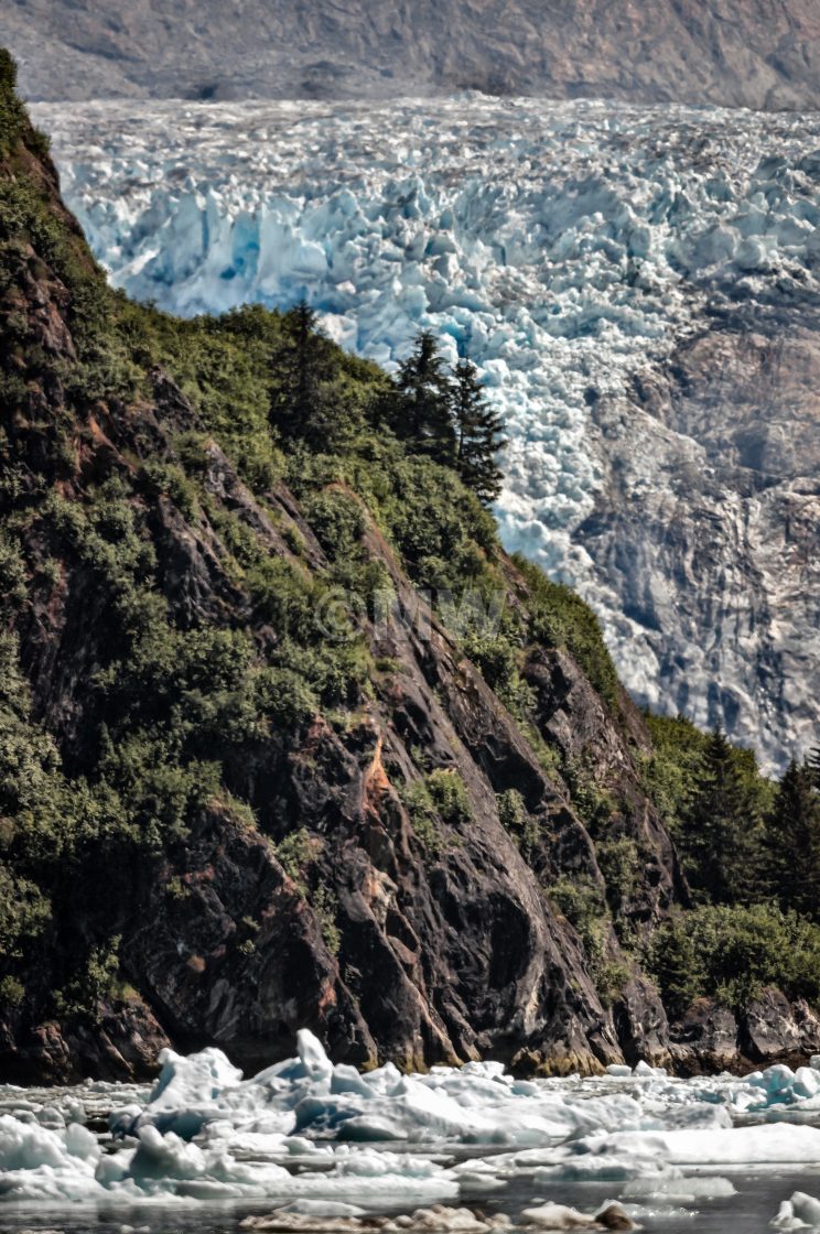 "South Sawyer Glacier" stock image