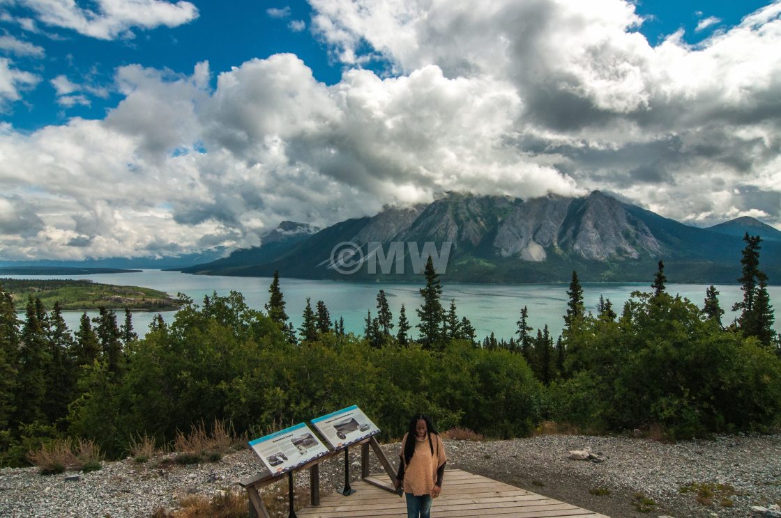 "Tutshi Lake, Alaska" stock image