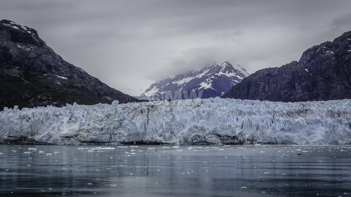 "Margerie Glacier face, Glacier Bay, Alaska" stock image