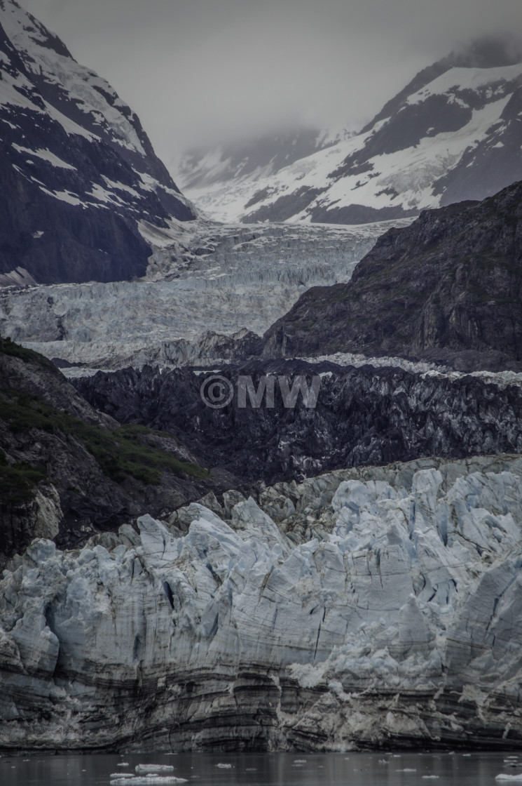 "Margerie Glacier, Glacier Bay, Alaska" stock image